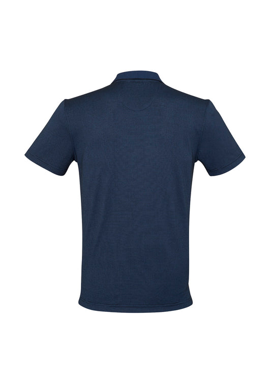 Mens Shadow Short Sleeve Polo - back