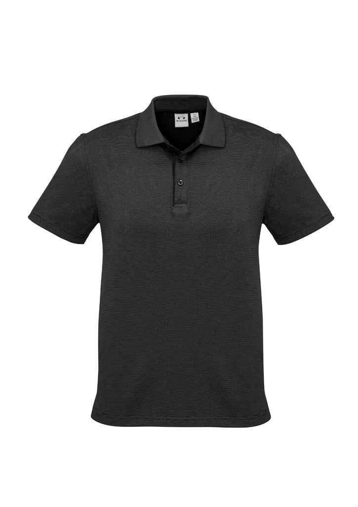Mens Shadow Short Sleeve Polo - back