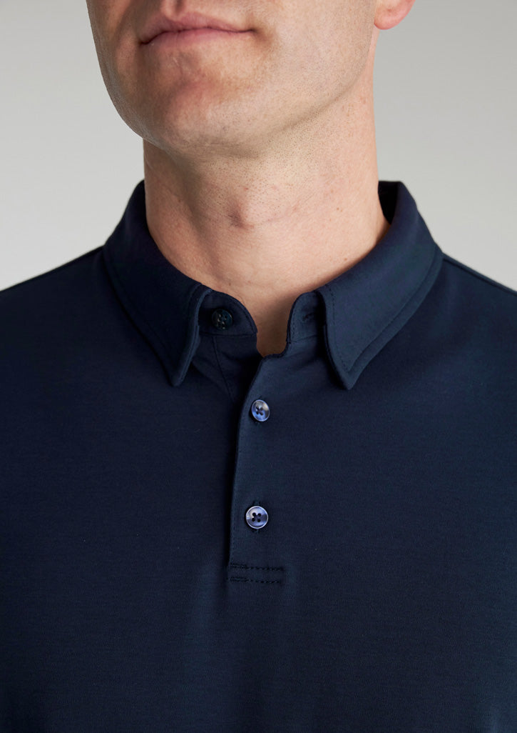 Mens Lotus Short Sleeve Polo - back
