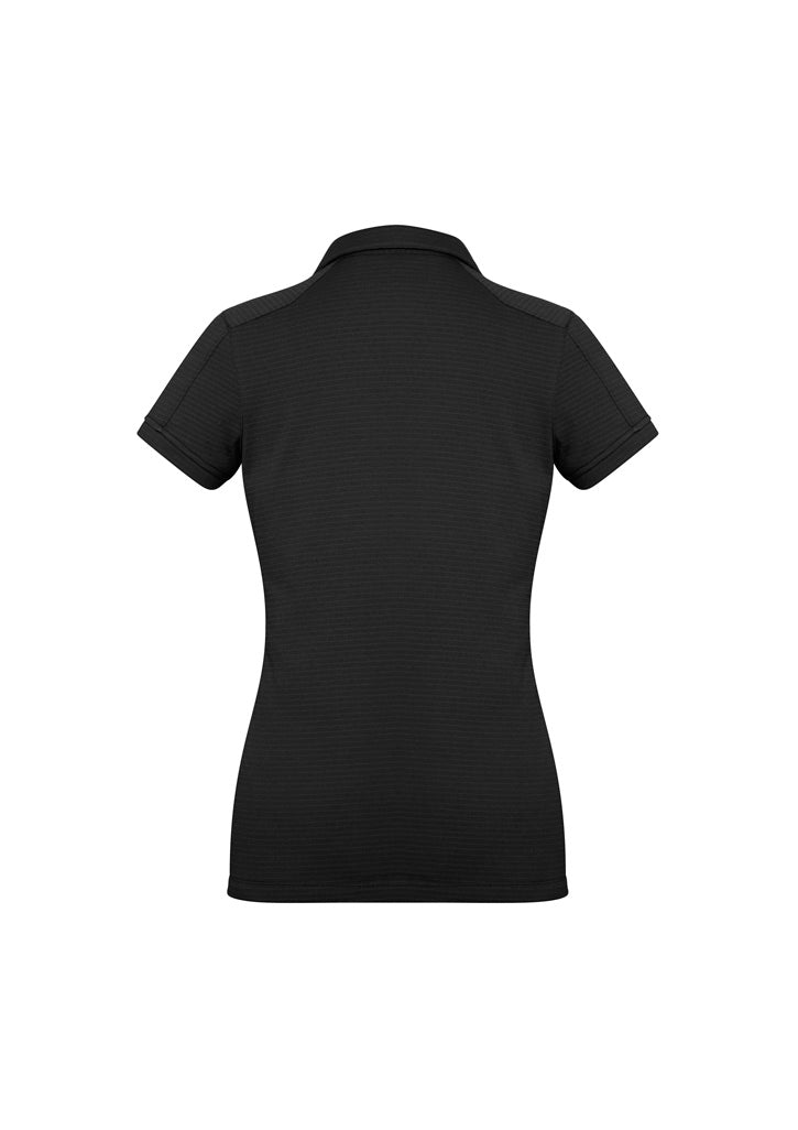 Womens Profile Short Sleeve Polo - back