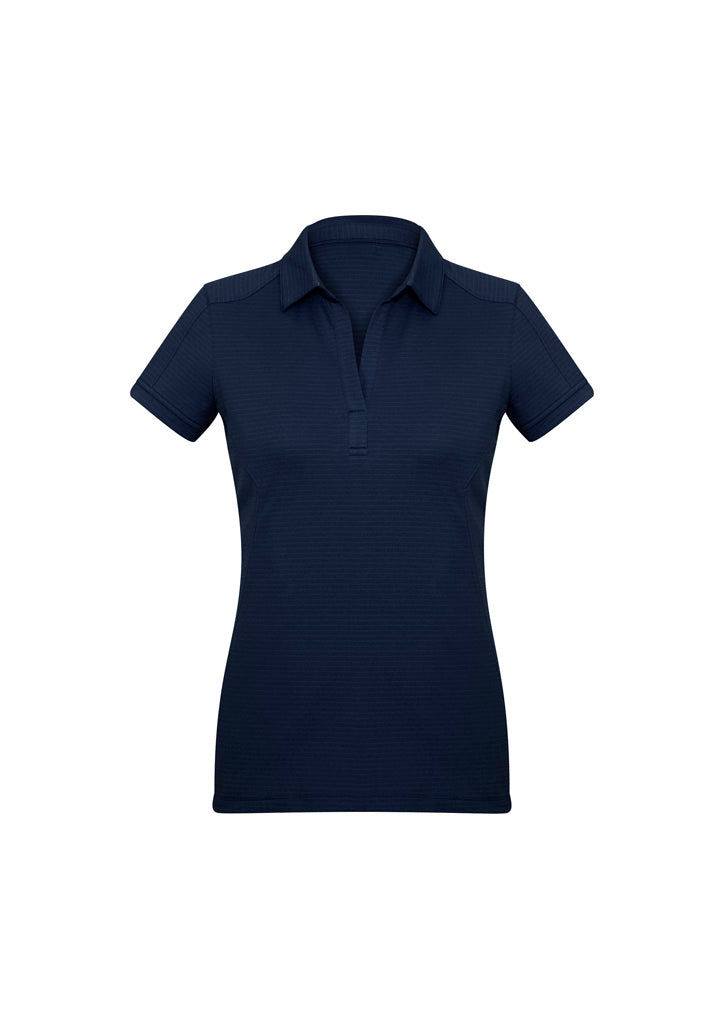 Womens Profile Short Sleeve Polo - Navy