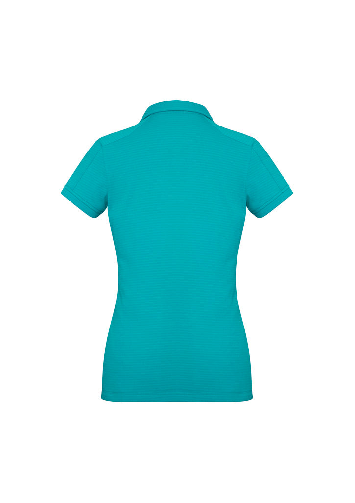 Womens Profile Short Sleeve Polo - back
