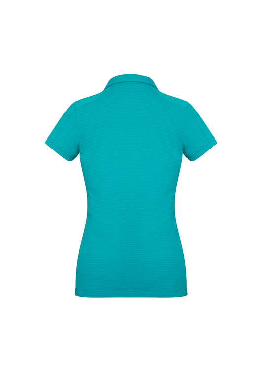 Womens Profile Short Sleeve Polo - back