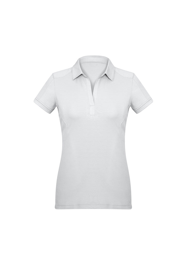 Womens Profile Short Sleeve Polo - White