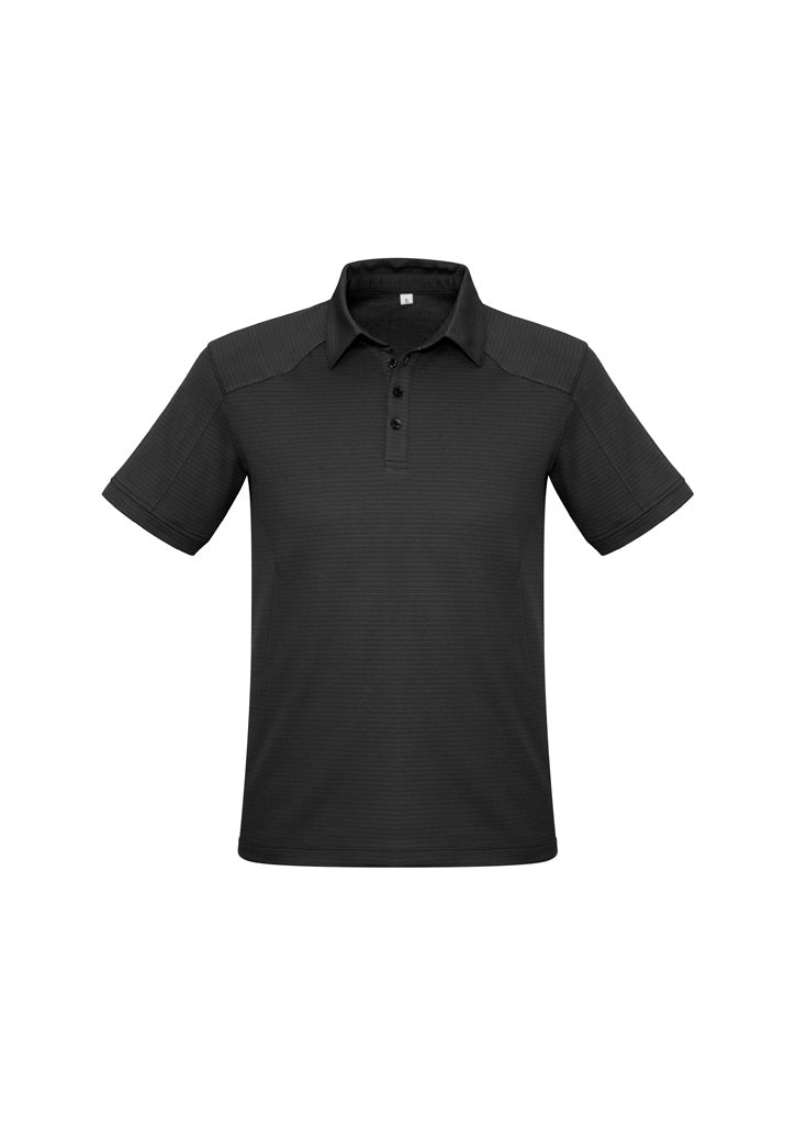 Mens Profile Short Sleeve Polo - Black