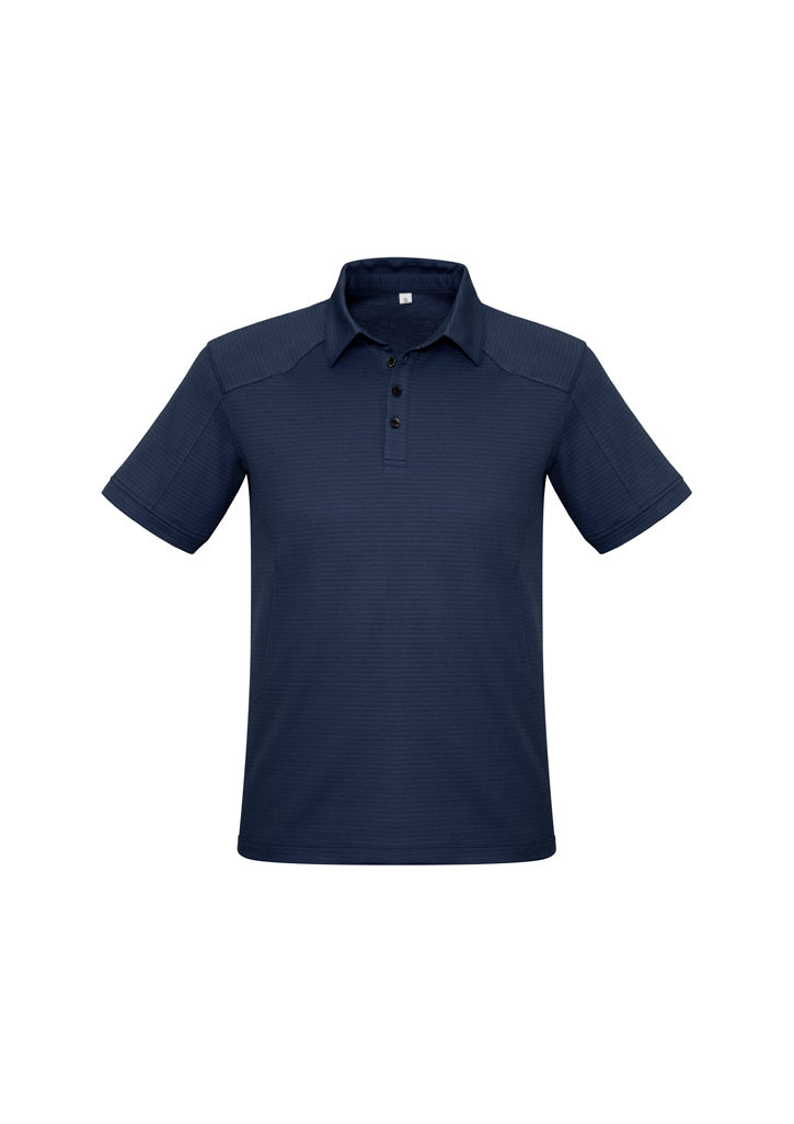 Mens Profile Short Sleeve Polo - Navy