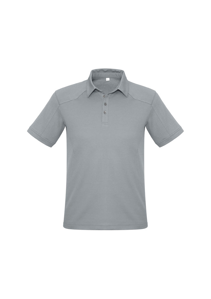 Mens Profile Short Sleeve Polo - Silver