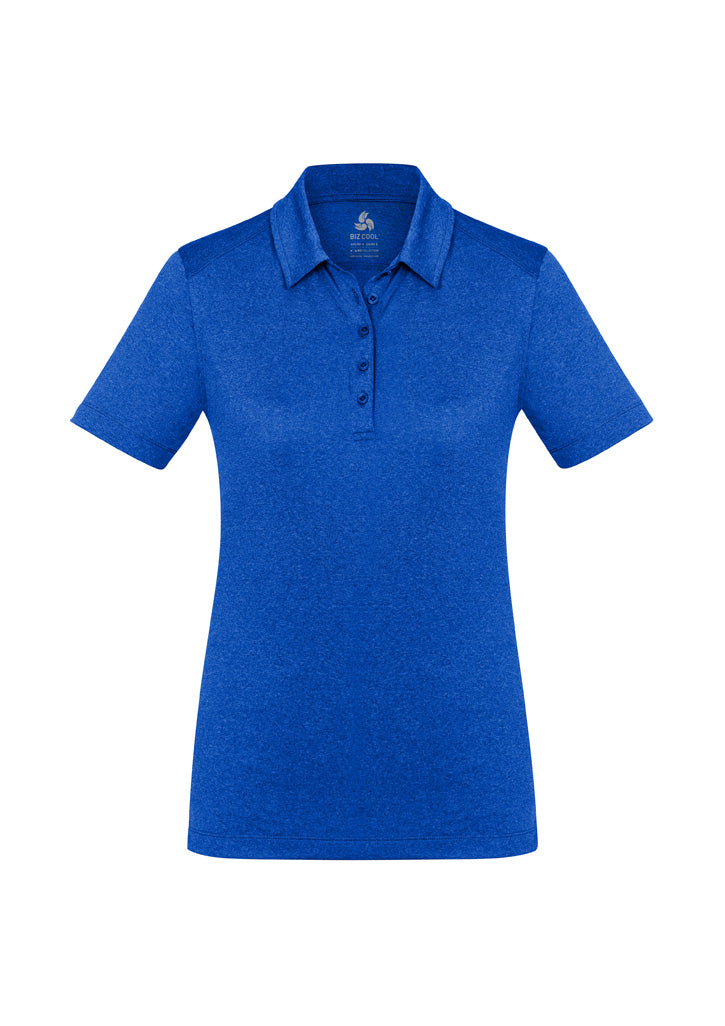 Womens Aero Short Sleeve Polo - Electric Blue