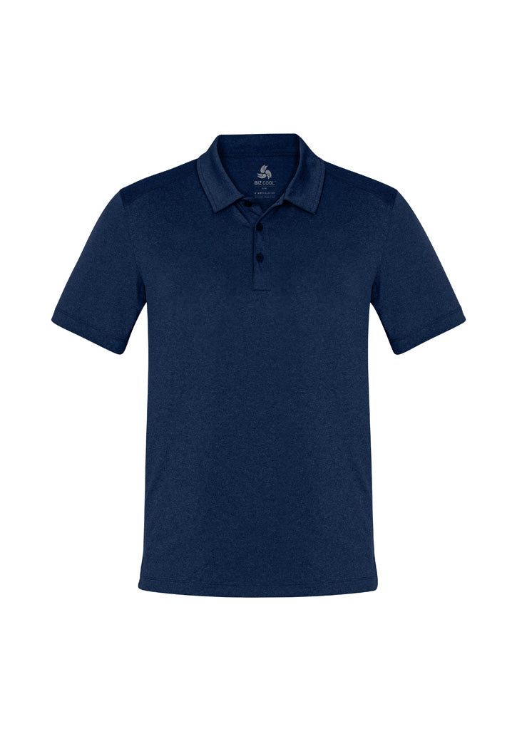 Mens Aero Short Sleeve Polo - Navy
