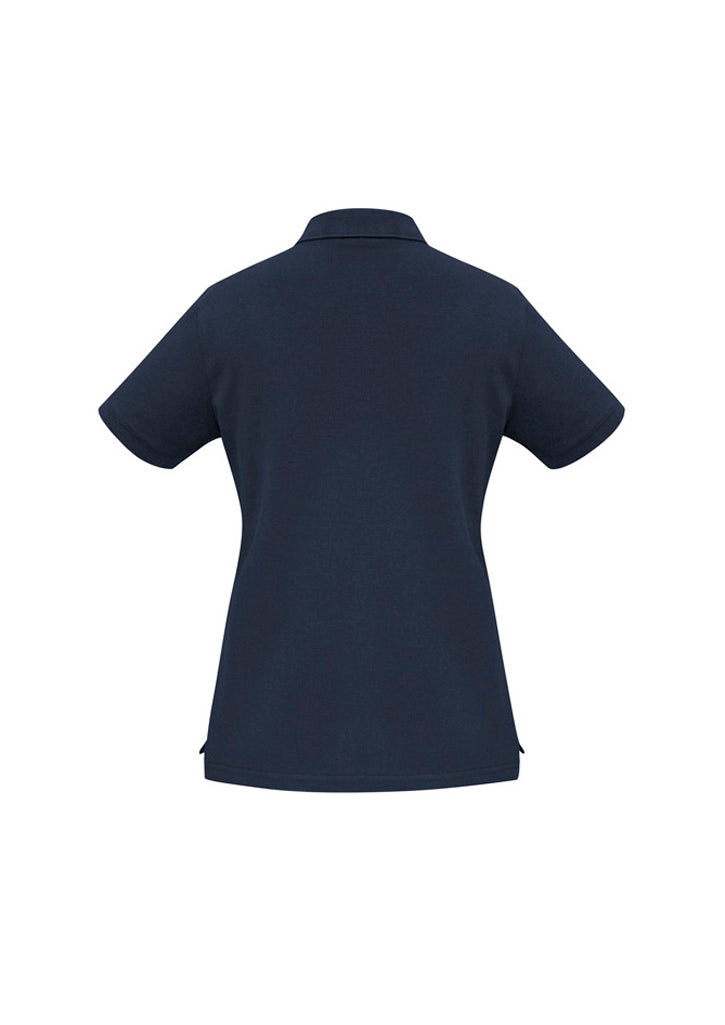 Womens Oceana Short Sleeve Polo - back