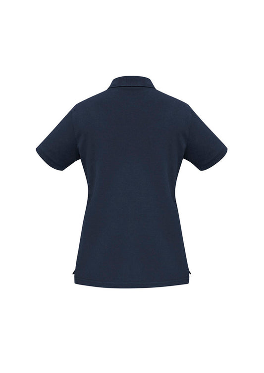Womens Oceana Short Sleeve Polo - back