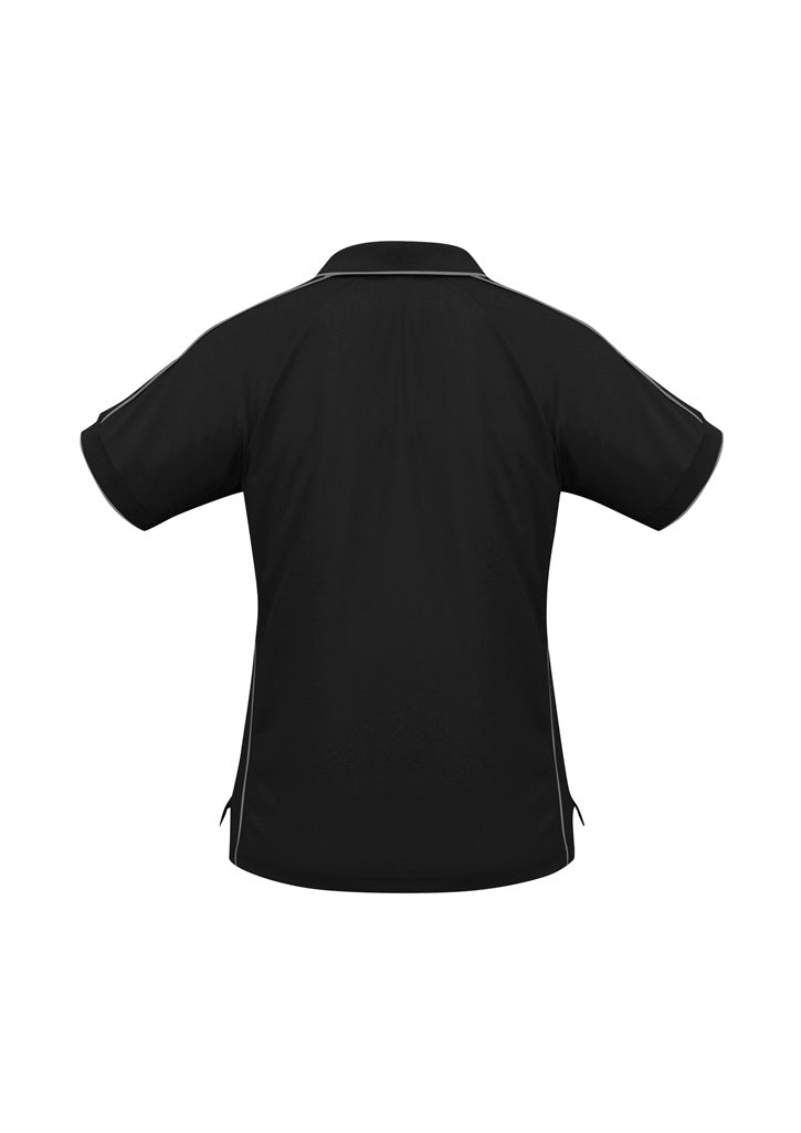 Womens Resort Short Sleeve Polo - back