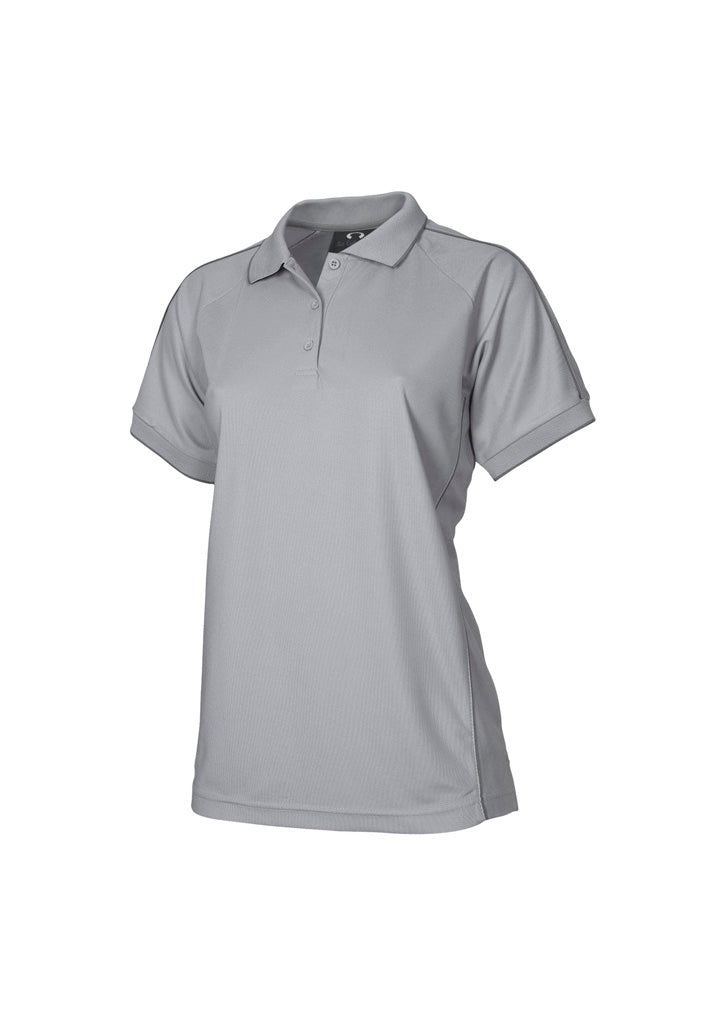 Womens Resort Short Sleeve Polo - Grey/Charcoal
