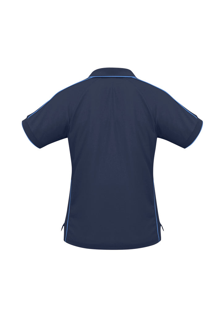 Womens Resort Short Sleeve Polo - back