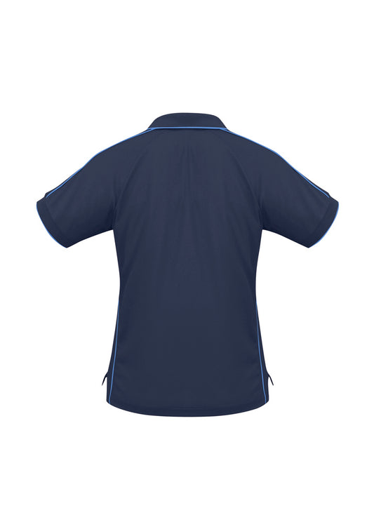 Womens Resort Short Sleeve Polo - back