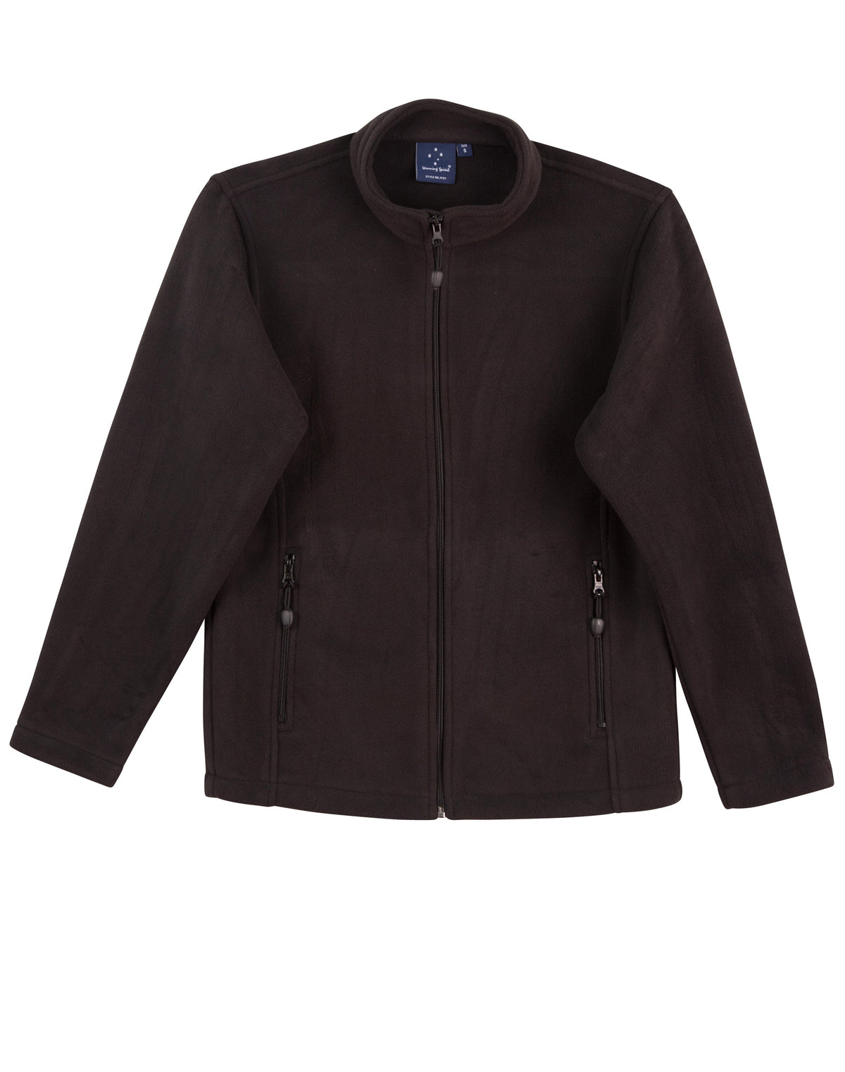 kids bonded P/F full zip jacket - Black