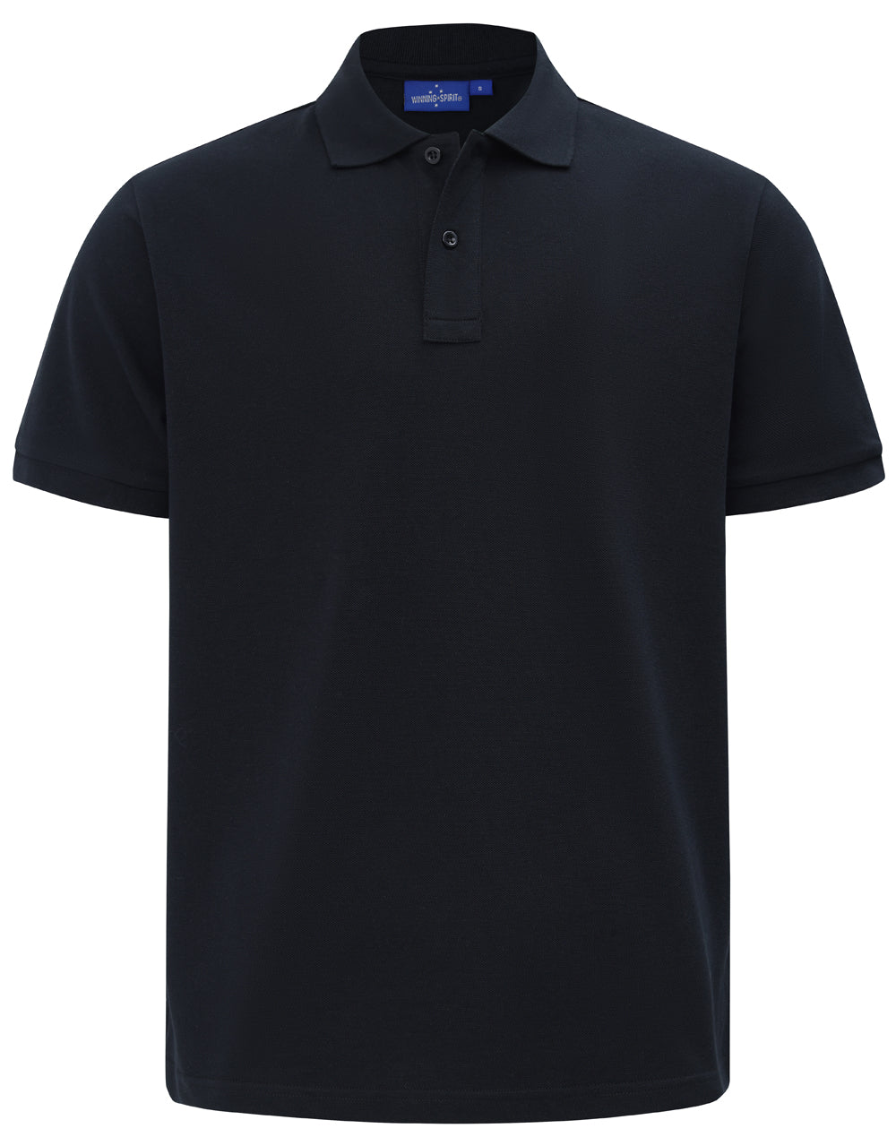 Men's Classic Cotton/Poly Pique S/S Polo - Black