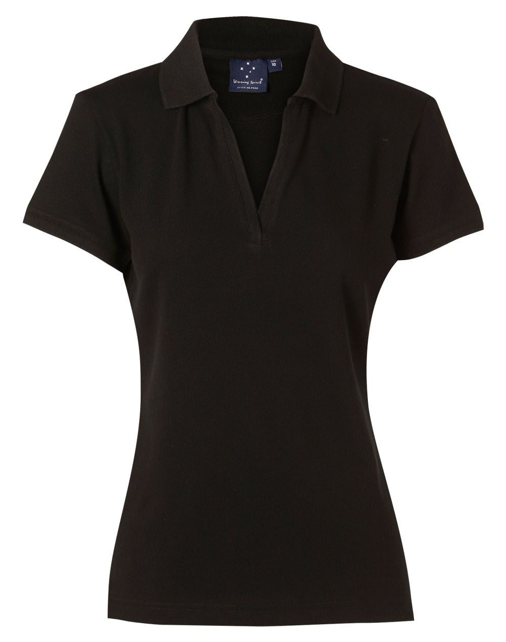 ladies S/S pique polo
