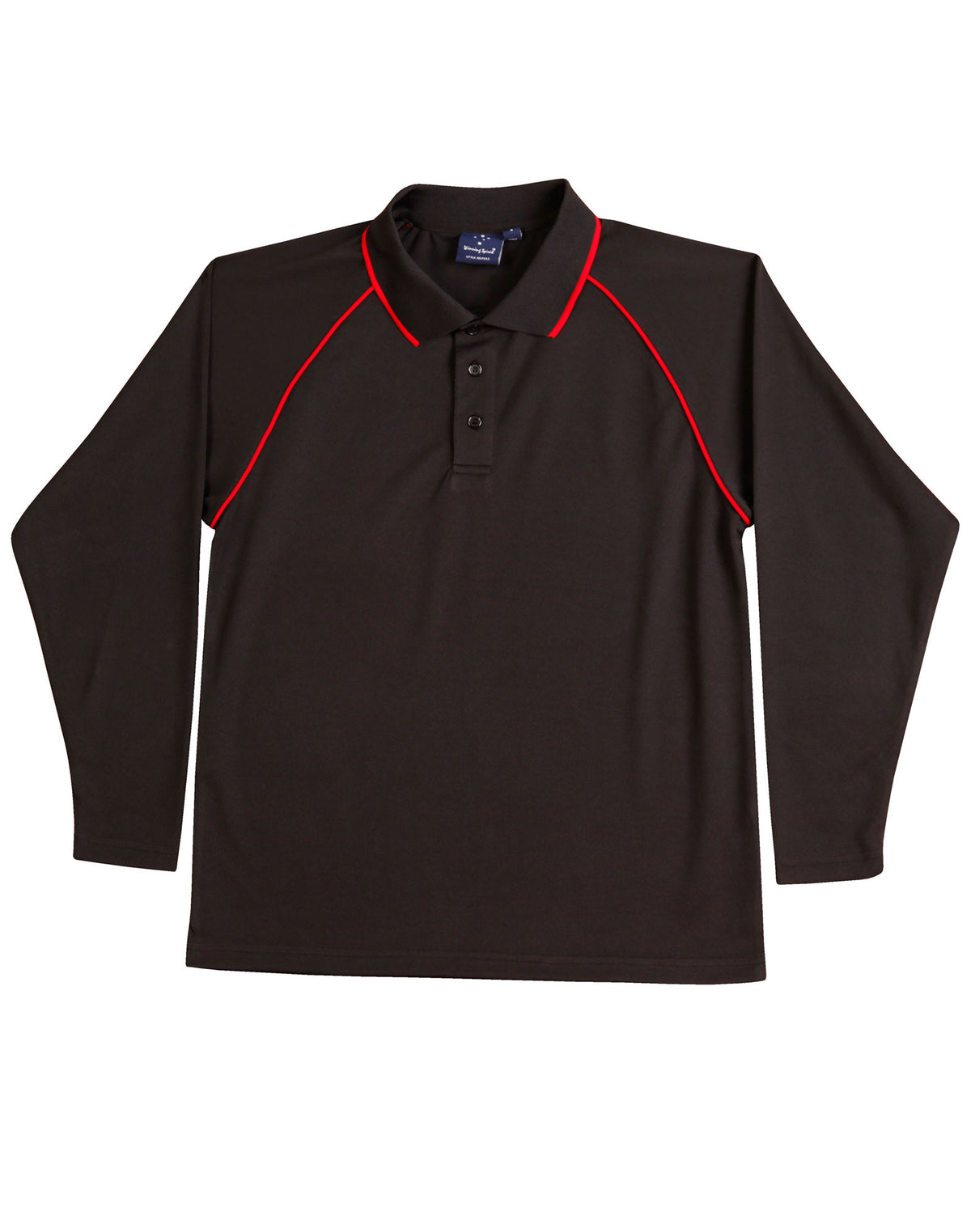 Kid's cooldry raglan L/S polo