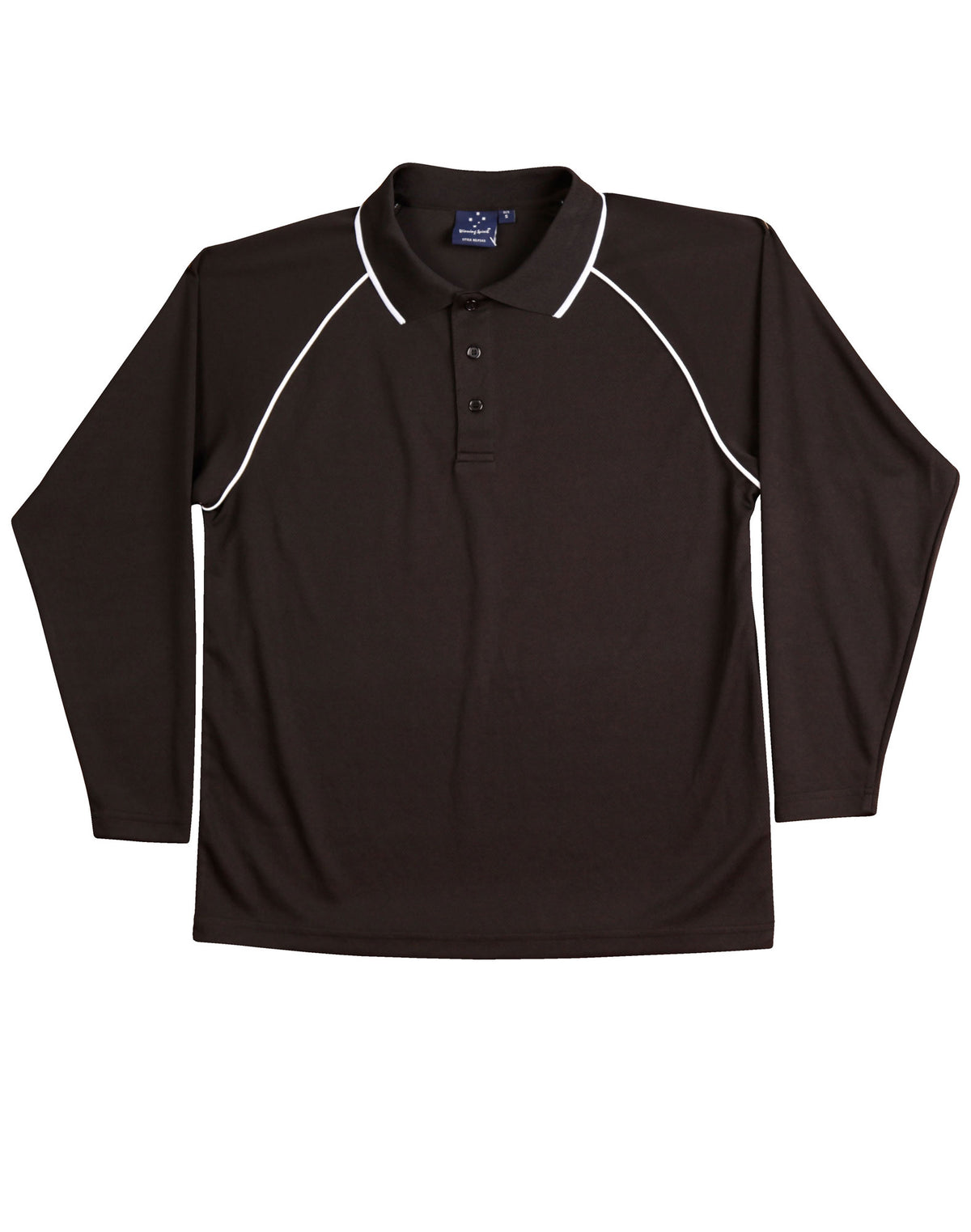 Kid's cooldry raglan L/S polo