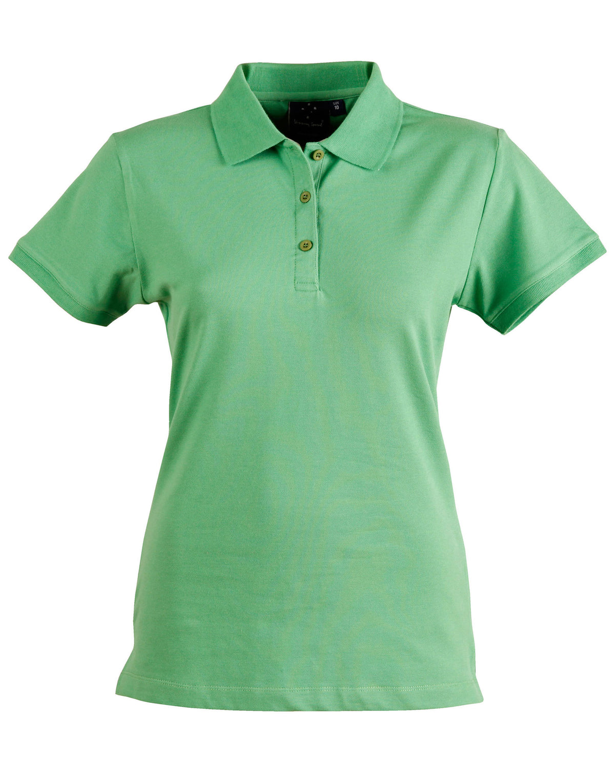 ladies cotton stretch polo