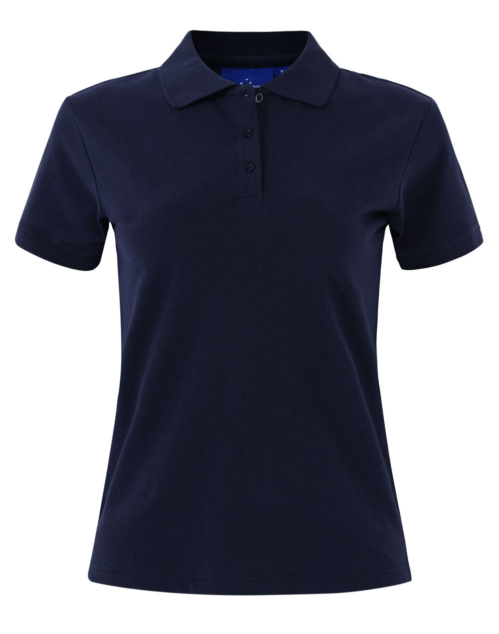 ladies cotton stretch polo