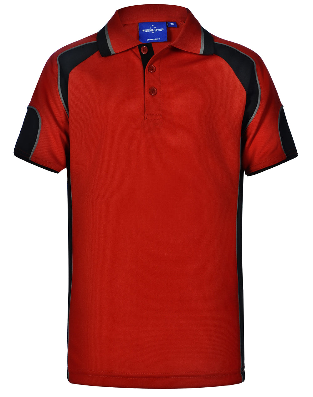 Kid's Cooldry Contrast Polo With Sleeve Panel