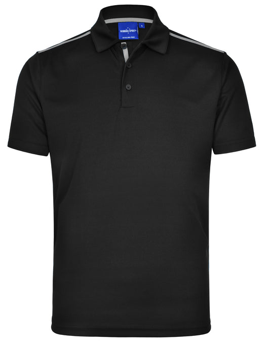 Men's rapid cool short sleeve contrast polo