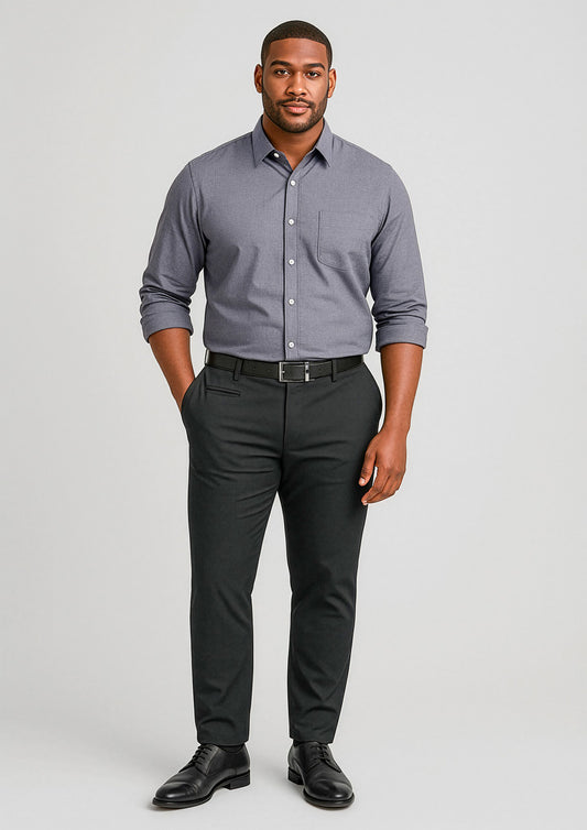 Mens Traveller Modern Stretch Chino Pant - Black