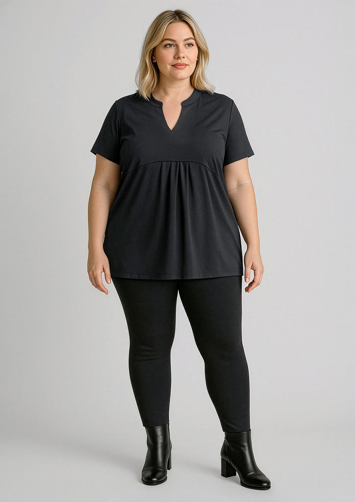 Womens Scuba Ponte High-rise Pull-on Corporate Legging - Black