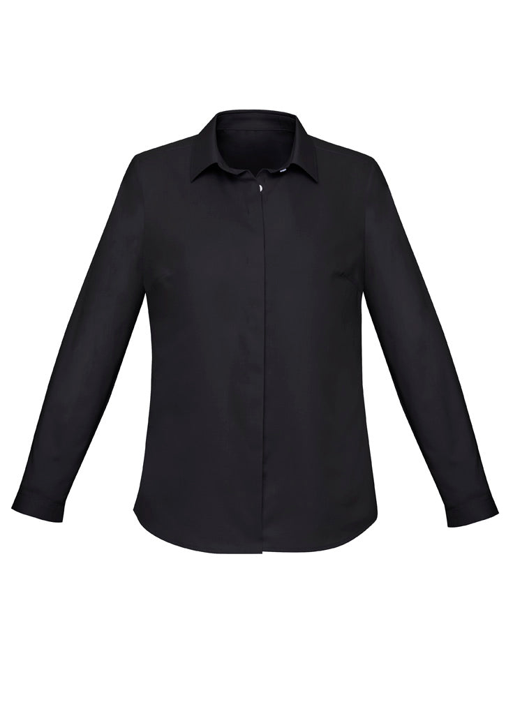 Womens Charlie Long Sleeve Shirt - Black