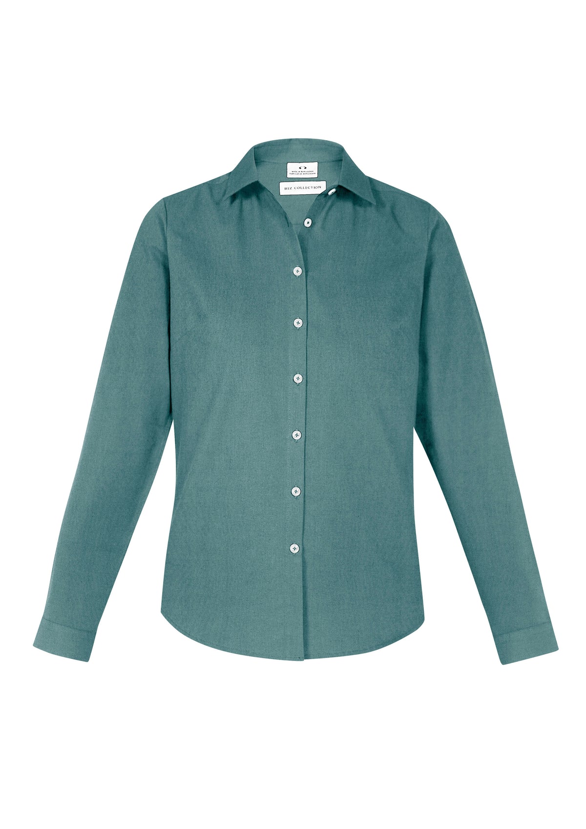 Womens Memphis Long Sleeve Shirt - Jasper Green