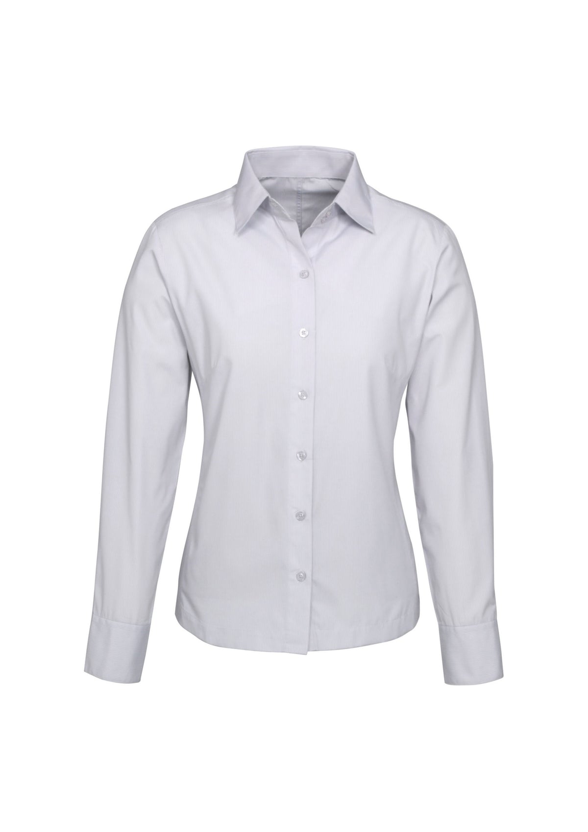 Womens Ambassador Long Sleeve Shirt - Silver Grey