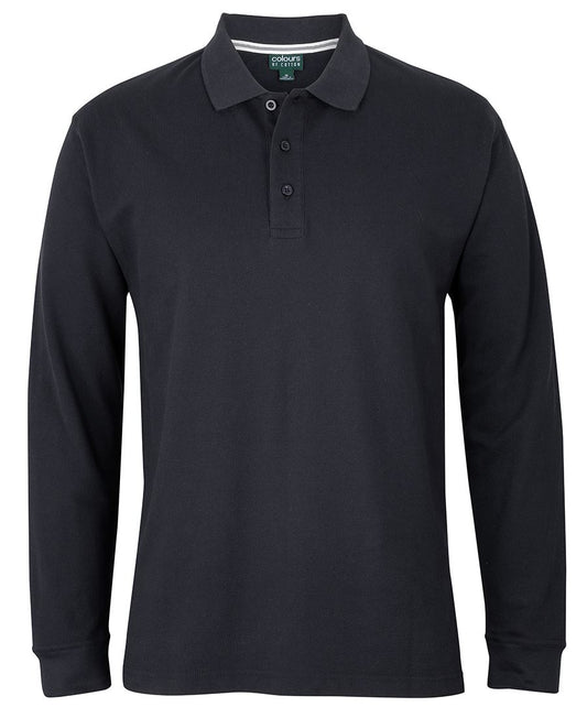 C of C L/S PIQUE POLO NAVY