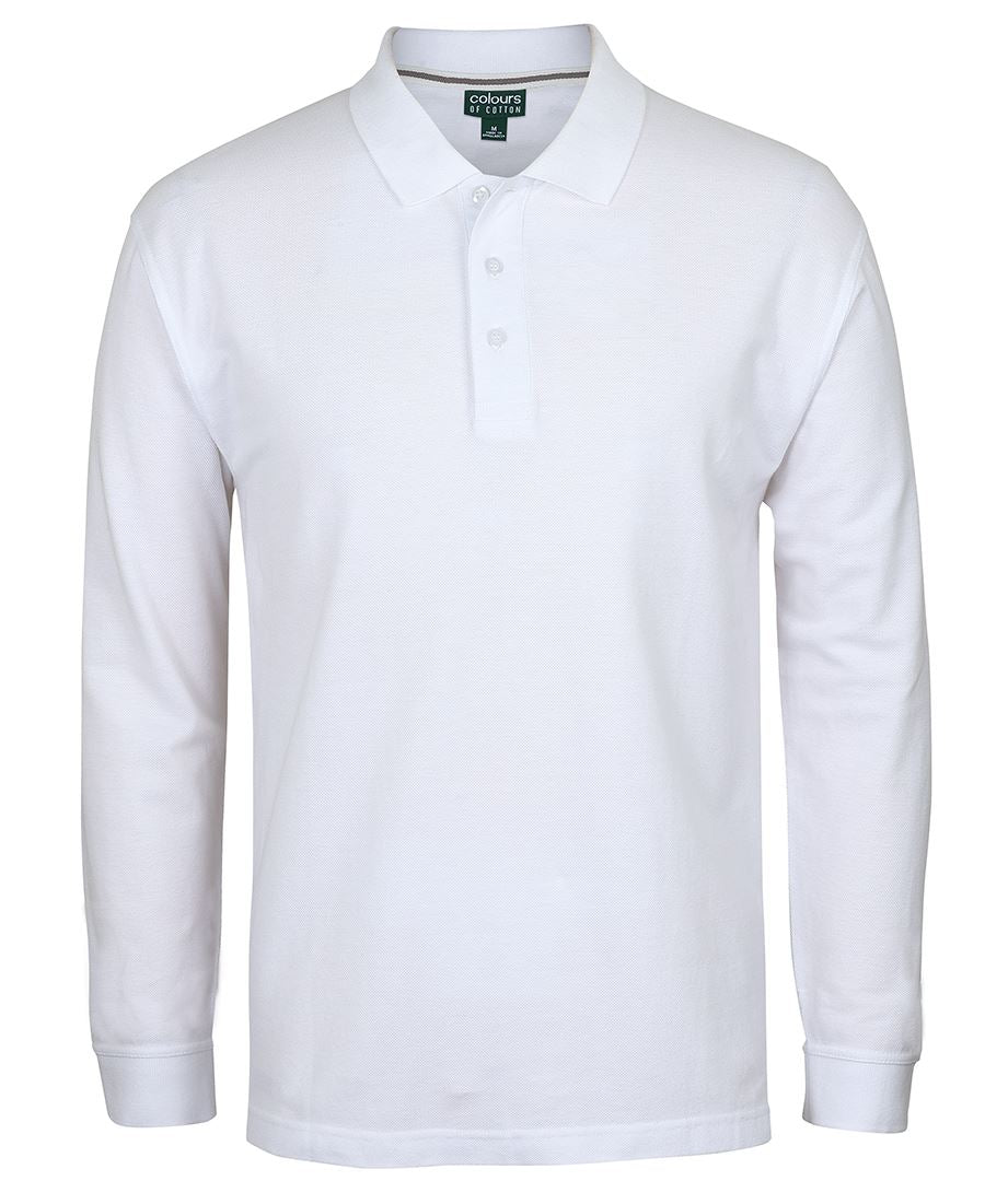 C of C L/S PIQUE POLO NAVY