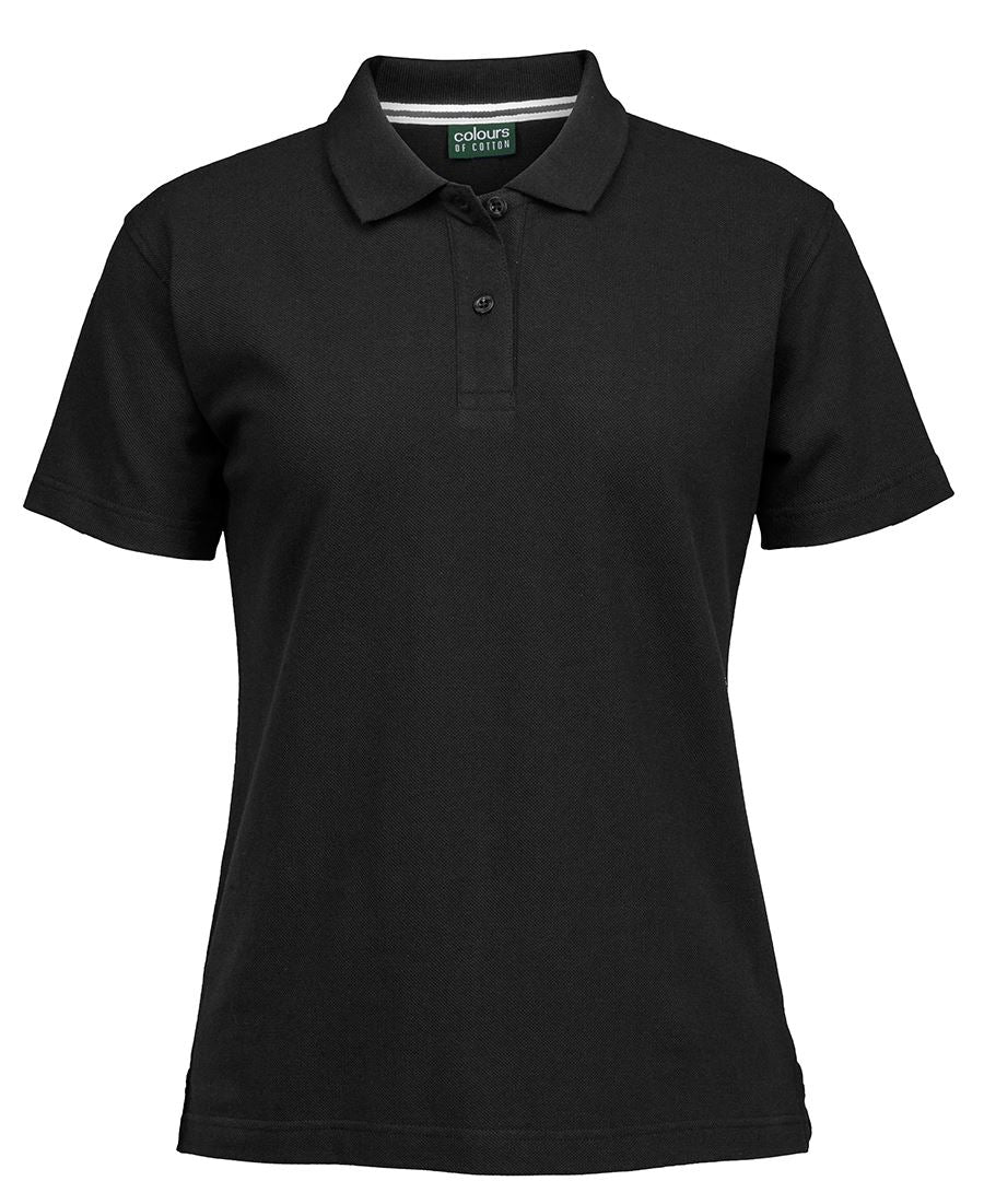 C of C LADIES PIQUE POLO NAVY