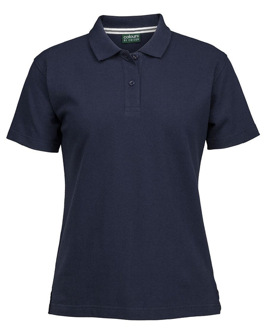 C of C LADIES PIQUE POLO NAVY