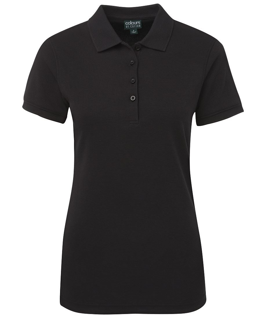 C of C LADIES OTTOMAN POLO BLACK