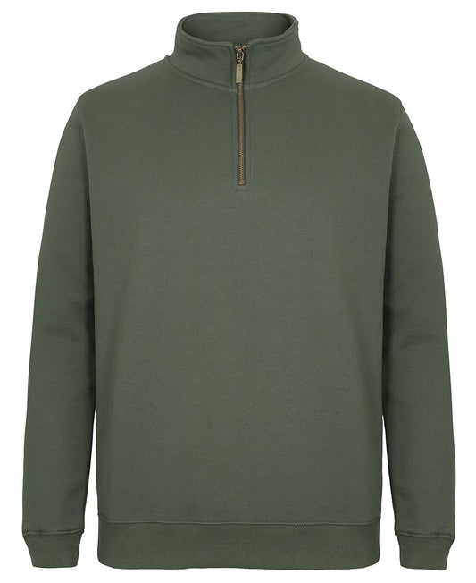 C of C  BRASS 1/2 ZIP SWEAT NAVY