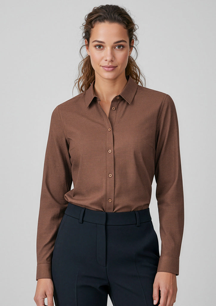 Womens Soul Long Sleeve Shirt - Rust