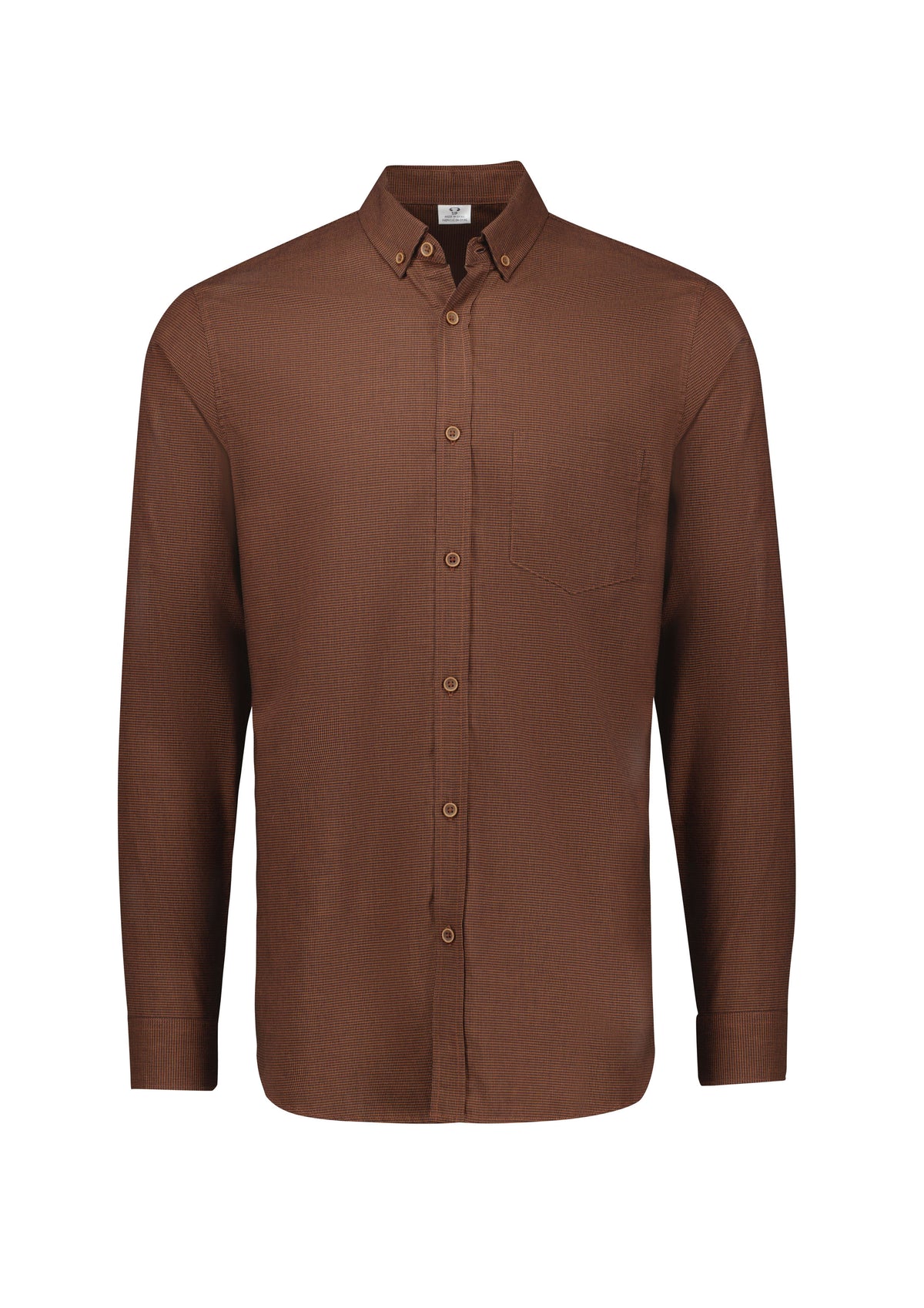 Mens Soul Long Sleeve Shirt - Rust