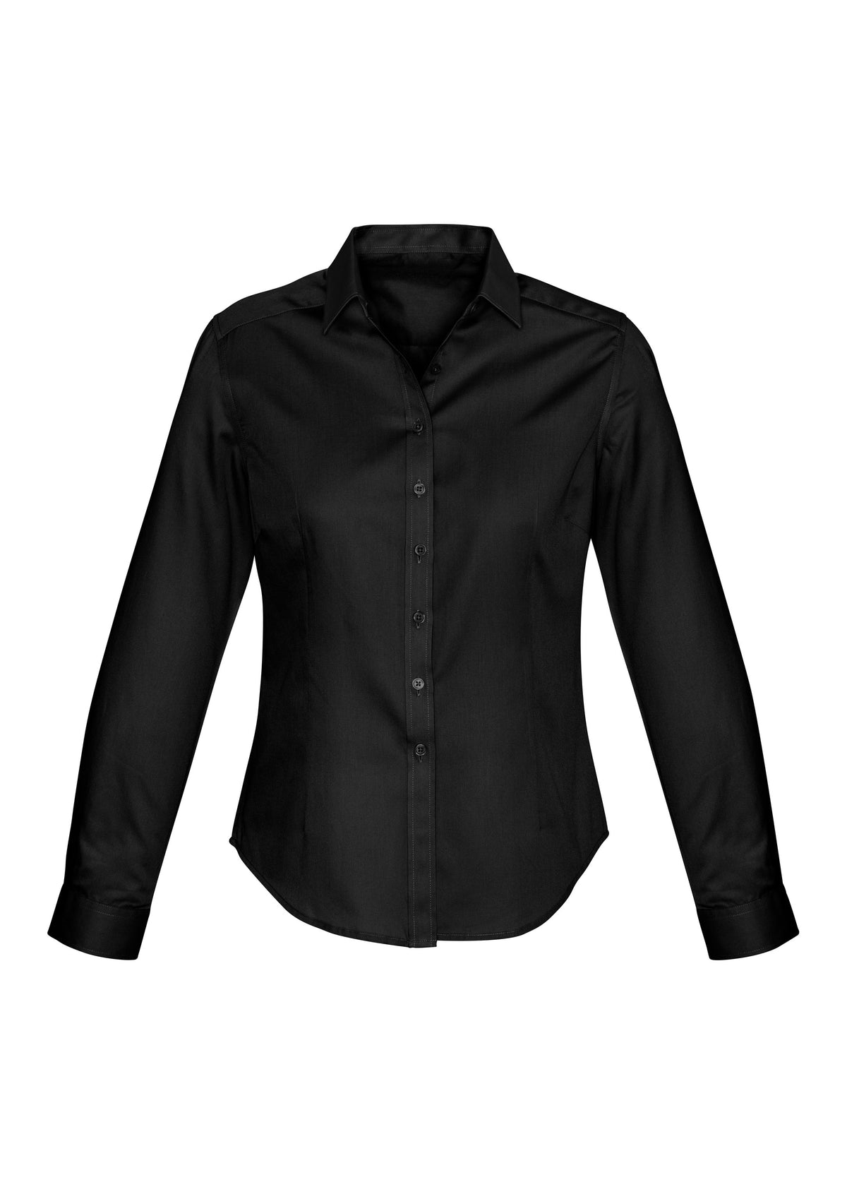 Womens Dalton Long Sleeve Shirt - Black