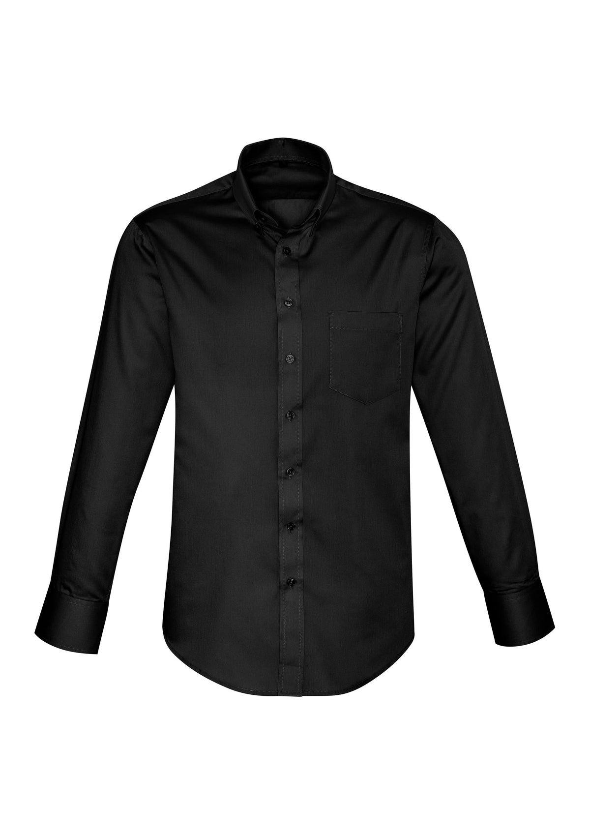 Mens Dalton Long Sleeve Shirt - Black