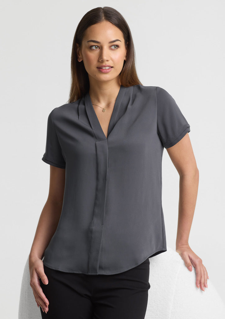 Womens Madison Short Sleeve Shirt - back