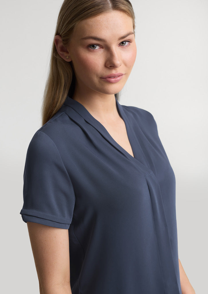 Womens Madison Short Sleeve Shirt - back