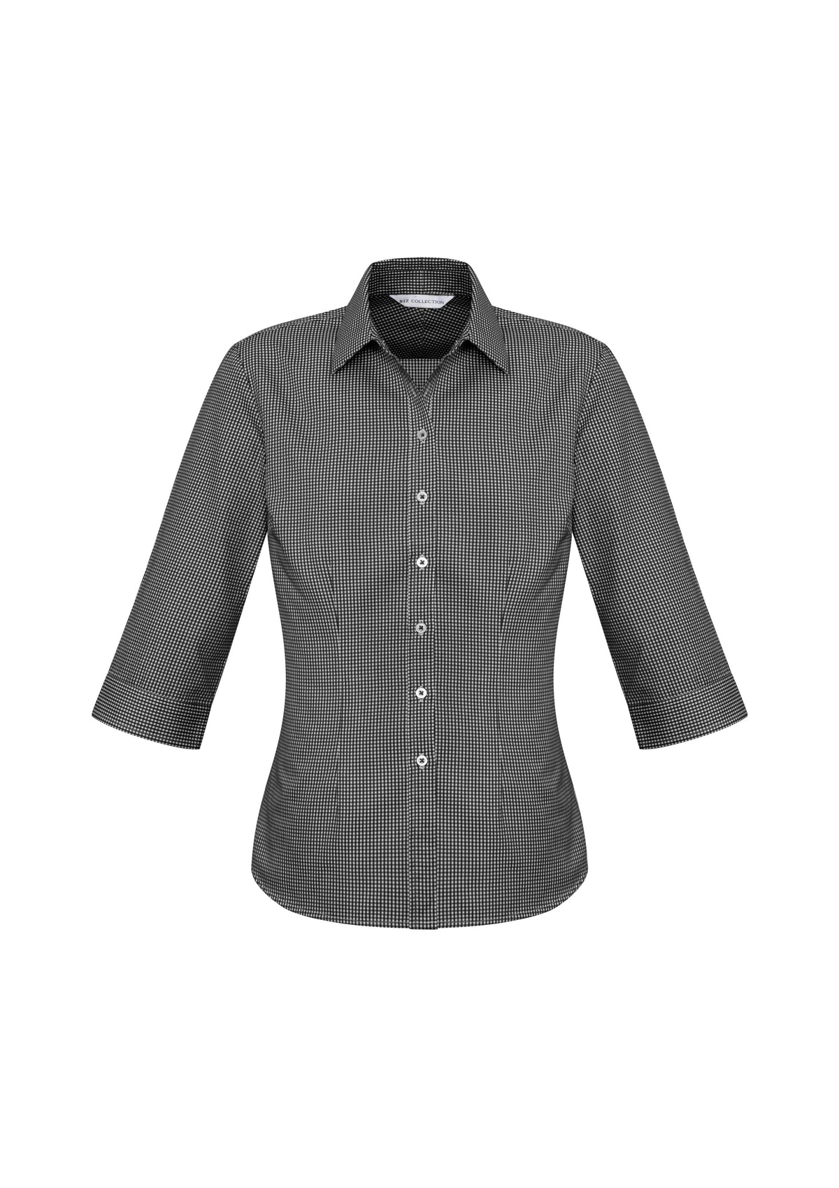 Womens Ellison 3/4 Sleeve Shirt - Black