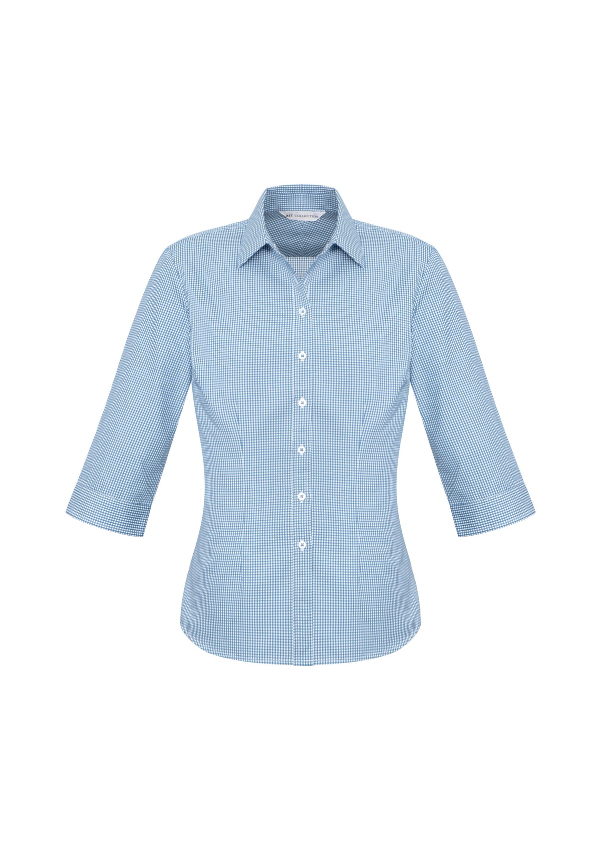 Womens Ellison 3/4 Sleeve Shirt - Blue