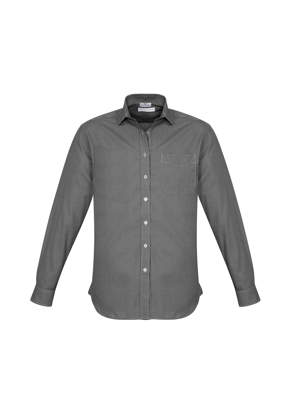 Mens Ellison Long Sleeve Shirt - Black
