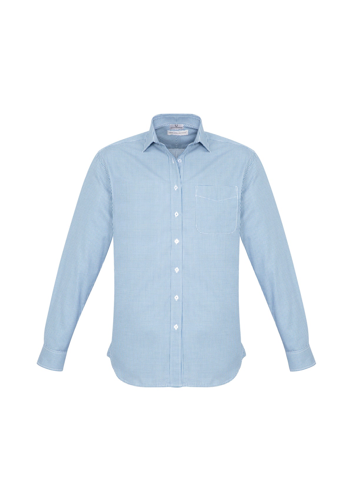 Mens Ellison Long Sleeve Shirt - Blue
