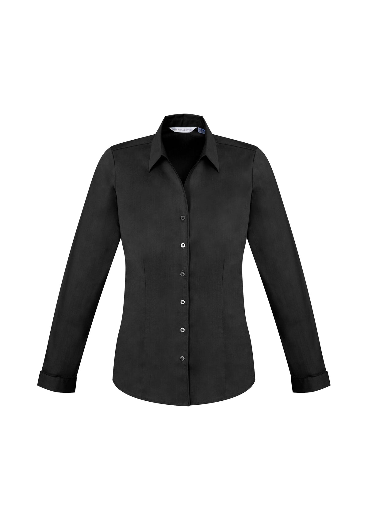 Womens Monaco Long Sleeve Shirt - Black